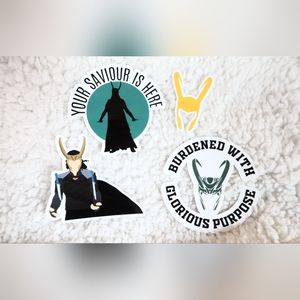 Loki / Loki Stickers / Glorious Purpose / God Of Mischief / Lokis Army / Thor
